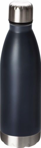 Edelstahl-Trinkflasche 0,5l, mit doppelwandiger Vakuum-Isolierung als Werbeartikel