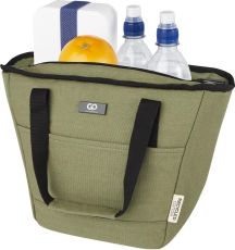 Lunch-Kühltasche Joey aus GRS recyceltem Canvas - 6 Liter für 9 Dosen als Werbeartikel