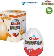 Kinder-Überraschungs-Ei in Geschenkbox mit Sichtfenster als Werbeartikel