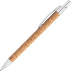Kugelschreiber aus Kork und Aluminium Natura als Werbeartikel