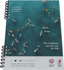 EcoNotebook NA5 wiederverwendbares Notizbuch mit Standardcover als Werbeartikel