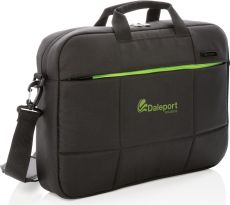 Soho 15.6" Business Laptop-Tasche aus RPET, PVC-frei als Werbeartikel