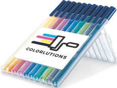STAEDTLER triplus color, Box mit 10 Stiften als Werbeartikel