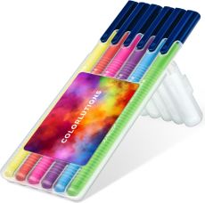 STAEDTLER triplus color, Box mit 6 Stiften als Werbeartikel