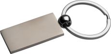 Metall Schlüsselanhänger, rechteckig als Werbeartikel
