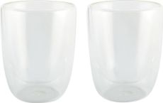 Gläser-Set Drink Line L, doppelwandig: 2er Set als Werbeartikel