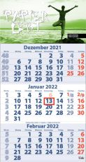3-Monats DIN A3 Kalender Trinus B, inkl. Druck als Werbeartikel