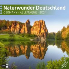 Kalender Naturwunder Deutschland 2024, 30x30 cm
