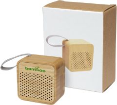 Bluetooth® Lautsprecher Arcana aus Bambus als Werbeartikel