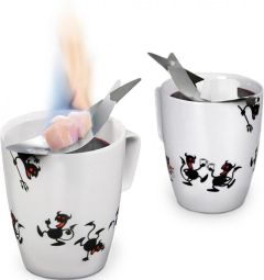 Feuerteufel Tassen-Set als Werbeartikel