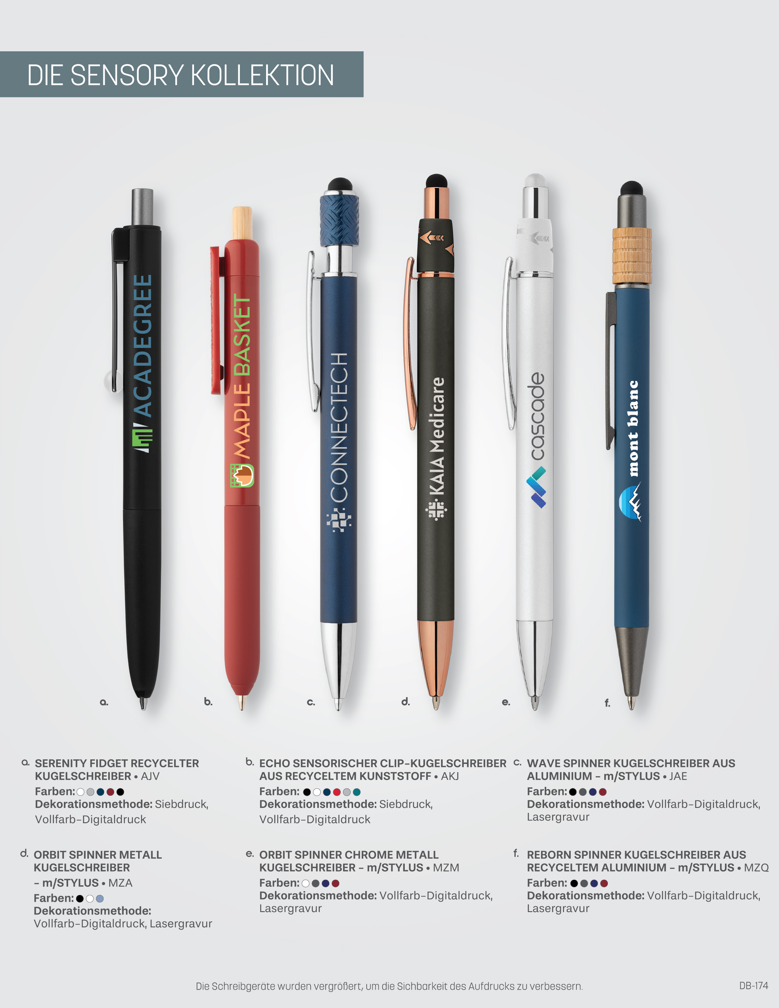 Kugelschreiber bedrucken mit eigenem Logo