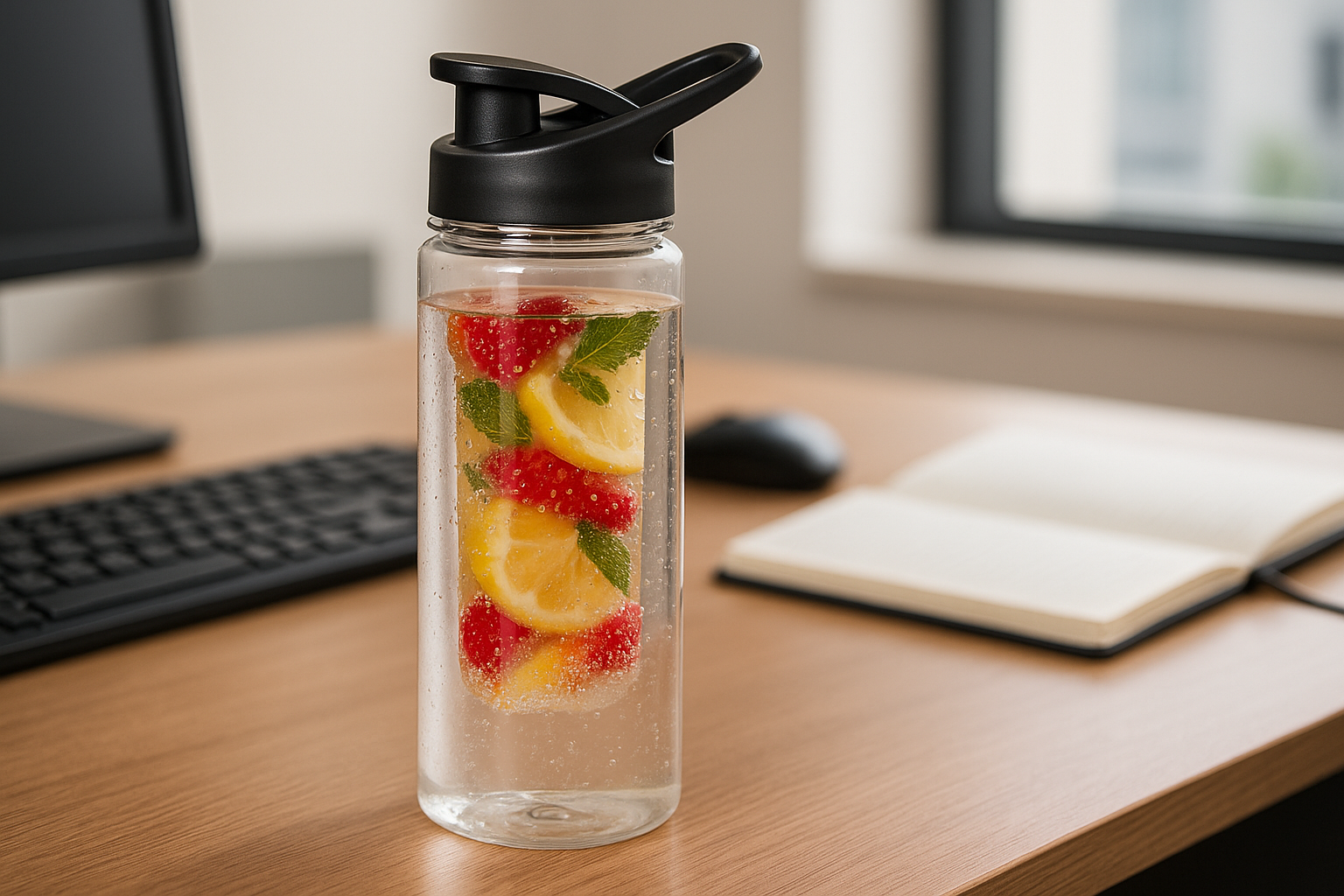 Trinkflaschen mit Infuser personalisierbar