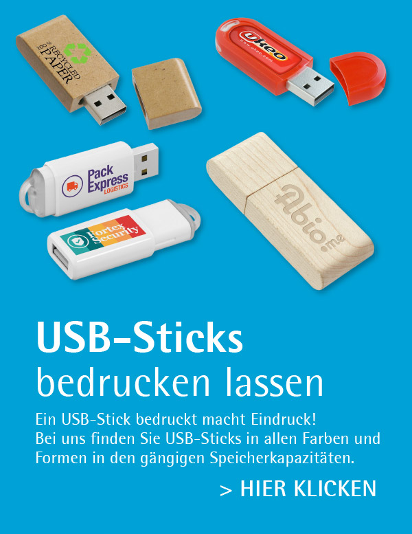 USB-Sticks als Werbeartikel von absatzplus