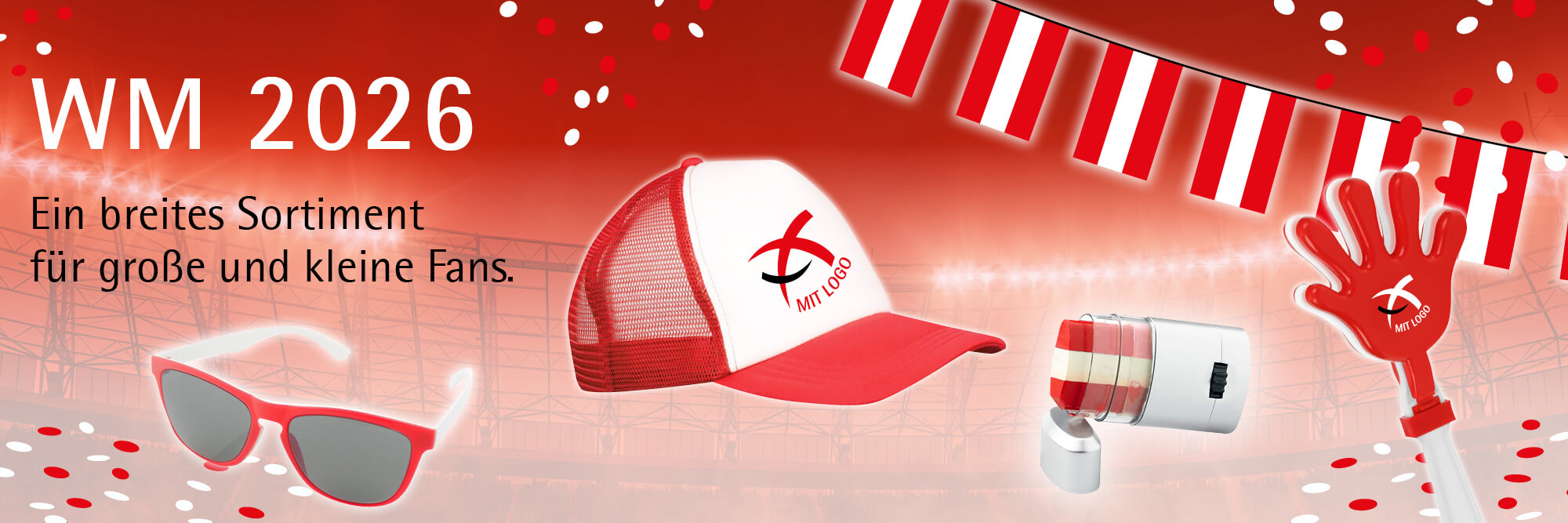 Fußball WM 2026 - Ein breites Sortiment für große und kleine Fans